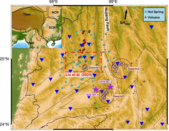 Seismicity of the Tengchong Volcanic Field (SE Tibetan Plate