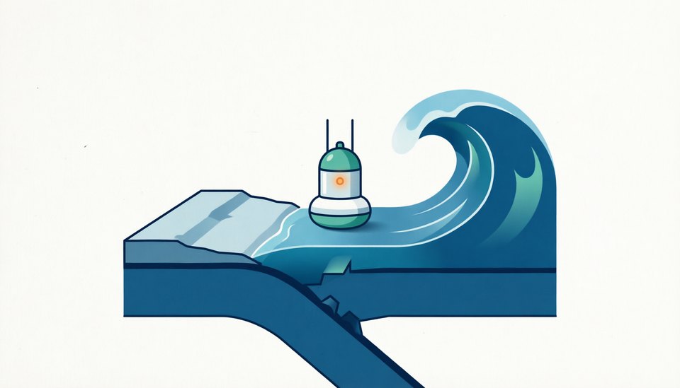 Tsunami Prediction & Early Warning illustration